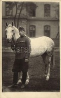 ** T2/T3 Első Világháborús Osztrák-magyar Lovaskatona / WWI K.u.K. (Austro-Hungarian) Military, Cavalryman. Photo (EK) - Ohne Zuordnung