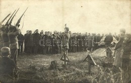 ** T2/T3 Első Világháborús Osztrák-magyar Katonai Temetés Díszsortűzzel / WWI K.u.K. (Austro-Hungarian) Military Funeral - Unclassified