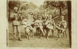 ** T1/T2 Első Világháborús Osztrák-magyar Alkalmi Katonazenekar / WWI K.u.K. (Austro-Hungarian) Military Music Band. Pho - Ohne Zuordnung