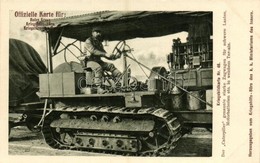 ** T2 Kriegsbildkarte Nr. 46. Der Caterpiller Genannte Starke Zugwagen Für Schwere Lasten, Motorbatterien Etc. In Weiche - Unclassified