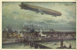 T2/T3 1915 Deutscher Luftflotten-Verein / WWI German Military Airship 'Schütte-Lanz' Bombing Warsaw S: Hans Rudolf Schul - Sin Clasificación