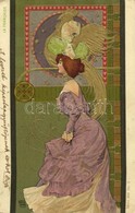 * T2/T3 La Francaise / French Lady. Art Nouveau, Serie 653. Nr. 5. Litho S: Basch Árpád (EK) - Ohne Zuordnung