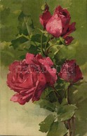 T2 1912 Red Roses, G.O.M. 1038. S: C. K. (13,9 Cm X 8,9 Cm) - Unclassified