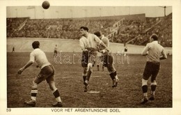 ** T1 1928 Amsterdam, Olympische Spelen. Voor Het Argentijnsche Doel / 1928 Summer Olympics. Uruguay-Argentina Football  - Non Classificati