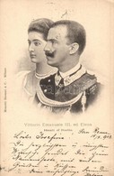 T2/T3 Victor Emmanuel III Of Italy And Elena. Menotti Bassani & C. Milano (EK) - Unclassified