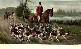 ** T2/T3 Hunters On Horses With Hunting Dogs (EK) - Zonder Classificatie