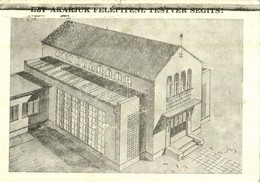 T2/T3 1940 'Ezt Akarjuk Felépíteni. Testvér Segíts!', Külsőjózsefvárosi Református Missziói Egyház Kiadása (15,5 Cm X 10 - Zonder Classificatie