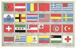 ** T1/T2 Flags Of Different Countries. Vydala Fa H. Hojtas, Praha III. - Non Classificati