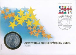 Németország 2004. 10E Felbélyegzett Borítékban, Bélyegzéssel T:1 Patina
Germany 2004. 10 Euro In Envelope With Stamp And - Unclassified