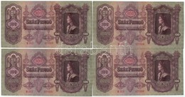 1930. 100P (4x) 2+2 Sorszámkövetők T:II - Unclassified