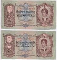 1932. 50P (2x) Sorszámkövetők T:II
Adamo P14 - Non Classificati