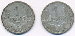 1926-1927. 1P Ag (2x) T:2-,3 Adamo P6 - Ohne Zuordnung