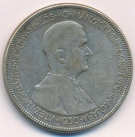 1930. 5P Ag 'Horthy Jobbra' T:2- Adamo P8 - Sin Clasificación