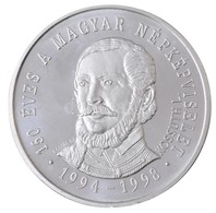 Bognár György (1944-) 1998. '150 éves A Magyar Népképviselet' Ag Emlékérem Eredeti Dísztokban, Tanúsítvánnyal (62,26g/0. - Ohne Zuordnung