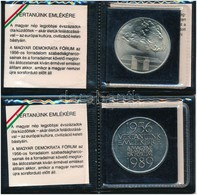 Csíkszentmihályi Róbert (1940-) 1989. '1956 Vértanúk Emlékére - A Magyar Demokrata Fórum 1989' (2x) Alpakka Emlékérem Er - Ohne Zuordnung