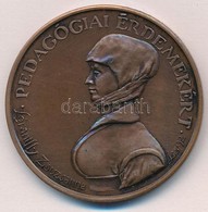 1992. 'Pedagógiai Érdemekért - Lórántffy Zsuzsanna / Óbuda önkormányzatától' Br Emlékérem Dísztokban, Peremén Sorszámozo - Unclassified