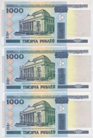 Fehéroroszország 2000. 1000R (5x) Sorszámkövetők T:II Törés Nélküli Hajlás
Belarus 2000. 1000 Rublei (5x) Sequential Ser - Sin Clasificación