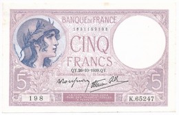 Franciaország 1939. 5Fr T:I
France 1939. 5 Francs C:UNC - Ohne Zuordnung