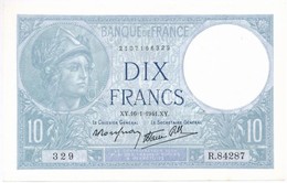 Franciaország 1941. 10Fr T:II
France 1941. 10 Francs C:XF - Sin Clasificación