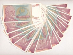 Jugoszlávia 1993. 500.000.000.000D (20x) T:III
Yugoslavia 1993. 500.000.000.000. Dinara (20x) C:F - Sin Clasificación