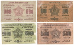 Szocialista Szövetségi Szovjet Köztársaság / Transzkaukázusi Szovjet Szövetségi Köztársaság 1923. 1000R-500.000R (5xklf) - Unclassified