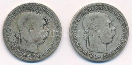 Ausztria 1893. 1K Ag 'Ferenc József' (2x) T:3 Patina
Austria 1893. 1 Corona Ag 'Franz Joseph' (2x) C:F Patina
Krause KM# - Non Classificati