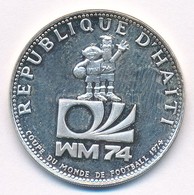 Haiti 1973. 25G Ag '1974-es Labdarúgó Világbajnokság' T:1- (eredetileg PP)
Haiti 1973. 25 Gourdes Ag '1974 World Cup' C: - Sin Clasificación