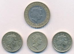 Nagy-Britannia 1996-2012. 1Ł (3xklf) + 2000. 2Ł T:2,2-
Great Britain 1996-2012. 1 Pound (3xdiff) + 2000. 2 Pounds C:XF,V - Unclassified