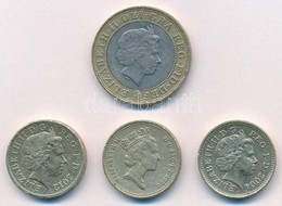 Nagy-Britannia 1996-2012. 1Ł (3xklf) + 2000. 2Ł T:2,2-
Great Britain 1996-2012. 1 Pound (3xdiff) + 2000. 2 Pounds C:XF,V - Non Classificati