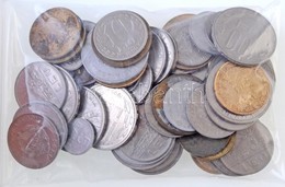 Románia 1960-1999. 65db-os Fémpénz, 5b-100L-ig T:vegyes
Romania 1960-1999. 65pcs Of Metal Coins, 5 Bani - 100 Lei C:mixe - Ohne Zuordnung