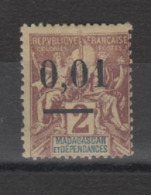 Madagascar_  (1902) Chiffres Imprimés Au Dos N° 51 A Neuf - Autres & Non Classés