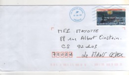 Beau Timbre , Stamp Yvert N° 222 Sur Lettre , Cover , Mail  Du 12/06/2009 - Brieven En Documenten