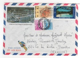 Beaux Timbres , Stamps Yvert N° 491 , 495 , 514 , 516 Sur Lettre , Cover , Mail  De 1987 - Lettres & Documents