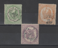 France - Timbre Télégraphe Empire (1865 ) N°6/8/ - Telegraaf-en Telefoonzegels
