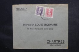 ESPAGNE - Cachet De Censure Sur Enveloppe Commerciale De Barcelone Pour La France , Affranchissement Plaisant - L 46857 - Republicans Censor Marks