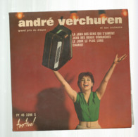 JC , 45 T ,vinyl , ANDRE VERCHUREN ET SON ORCHESTRE , 2 Scans,  Frais Fr 3.50 E - Andere & Zonder Classificatie