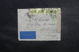 ESPAGNE - Cachet De Censure Sur Enveloppe Pour La France En 1938, Affranchissement Plaisant - L 46862 - Republicans Censor Marks