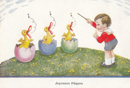 CPA (illustrateur)   JOHN WILLS   Joyeuses Paques - Wills, John