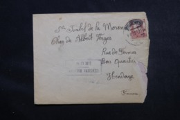 ESPAGNE - Cachet De Censure De Irun Sur Enveloppe Pour La France En 1937 - L 46867 - Bolli Di Censura Repubblicana