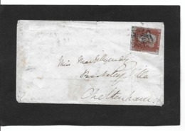 CAMBRDGE To CHELTENHAM 1.4.1844  S H Papier Bleu  StG 7 - Lettres & Documents