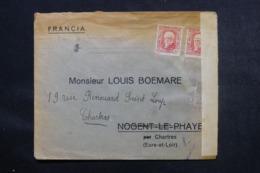 ESPAGNE - Cachet De Censure Sur Enveloppe Commerciale De Barcelone Pour La France En 1937 - L 46875 - Marcas De Censura Republicana