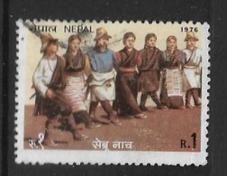 NEPAL  1976 Native Dances -Folk Dances: Sebru Dance   USED - Nepal