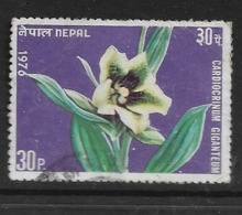 NEPAL  1976 Flowers   -Megacodon Stylophorus   USED - Nepal