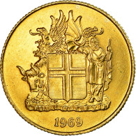 Monnaie, Iceland, Krona, 1969, SUP, Nickel-brass, KM:12a - Islande
