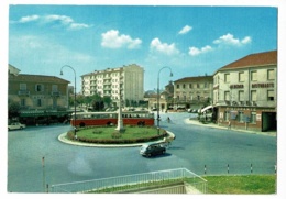 Rivoli - Piazza Della Stazione - Place De La Gare (café Blanco, Autobus, Albergo Ristorante) Circulé 1967 - Rivoli