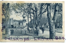 - GARDANNE - ( B Du R.), Monument De La Marquise De Gueydan, Animation, écrite, 1940, BE, Scans. - Other & Unclassified