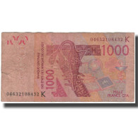 Billet, West African States, 1000 Francs, 2003, KM:715Ka, B - Westafrikanischer Staaten