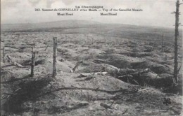 Cpa 51 Environs De Reims , Ww1 , Sommet Du Mont Cornillet , Non Voyagée - Guerra 1914-18