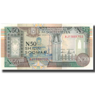 Billet, Somalie, 50 N Shilin = 50 N Shillings, 1991, KM:R2, SPL - Somalie