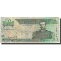 Billet, Dominican Republic, 10 Pesos Oro, 2002, KM:168b, TB - Repubblica Dominicana